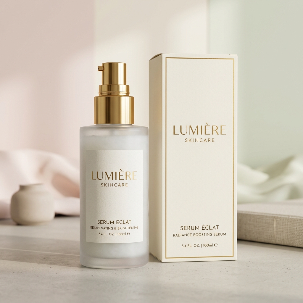 Packaging Produk Skincare Lumière